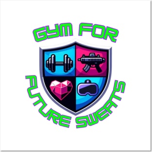 Gym For Future Sweats Logo Posters and Art